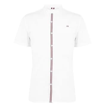 Soviet Tape Short Sleeve Shirt Mens - White