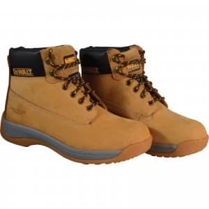 DEWALT Mens Apprentice Nubuck Safety Boots Wheat Size 10