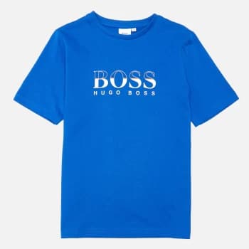 Hugo Boss Short Sleeve Chest Logo T-Shirt Blue Size 10 Years Boys