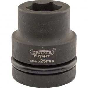 Draper Expert 1" Drive Hexagon Impact Socket Metric 1" 25mm
