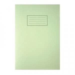 Silvine A4 Exercise Book Ruled Green PK10