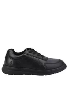 Hush Puppies Robert Jnr School Shoe - Black, Size 11 Younger