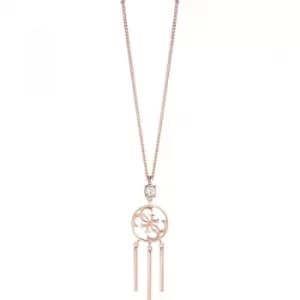 Ladies Guess Rose Gold Plated Miss Divine Necklace