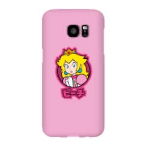Nintendo Super Mario Peach Kanji Phone Case - Samsung S7 Edge - Snap Case - Gloss