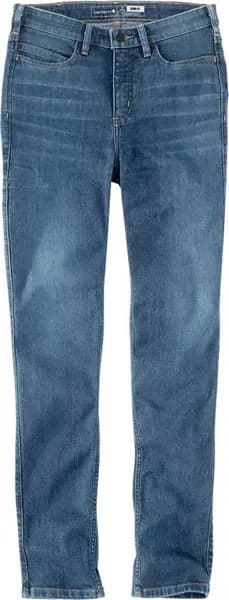 Carhartt Rugged Flex Tapered Ladies Jeans, blue, Size 26 for Women