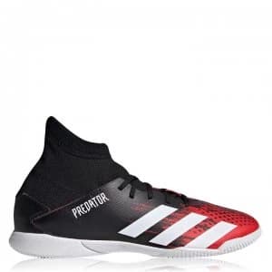 adidas Predator 20.3 Childrens Indoor Football Trainers - Blk/White/Red