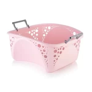 Minky 40L Stackable Laundry Basket Pink