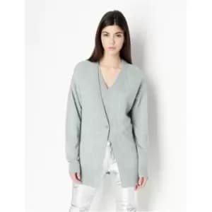 Armani Exchange Logo Knit Cardigan - Green