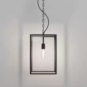 Homefield Outdoor Pendant Light Textured Black, E27