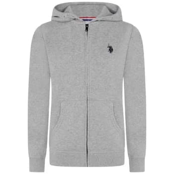 US Polo Assn Zip Hoodie - Grey