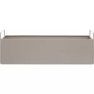 Asher Large Grey Wall Plant Box - Premier Housewares