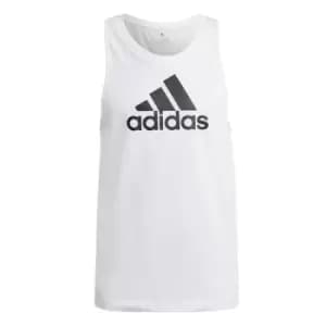 adidas Logo Vest Mens - White