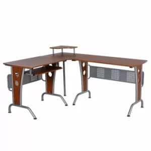 Ranworth Corner Gaming Desk, Brown