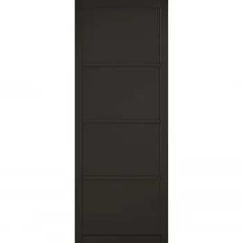 Soho - 4 Panel Primed Black Internal Door - 1981 x 686 x 35mm