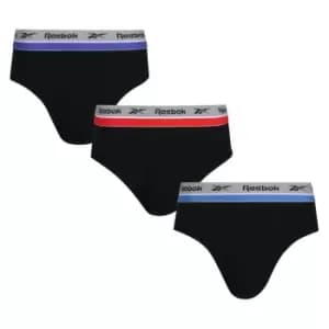 Reebok 3 Pack Wilf Trunks Mens - Black