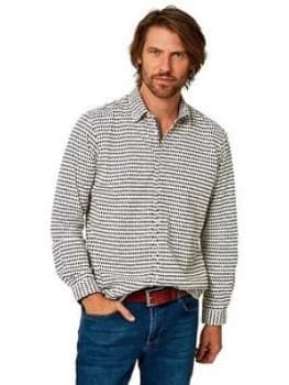 Joe Browns Spot On Shirt - Cream Size M Men