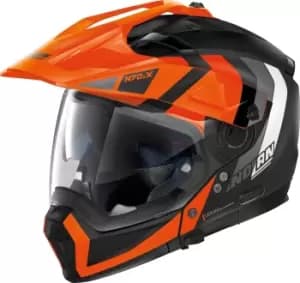 Nolan N70-2 X Decurio N-Com Helmet, black-orange Size M black-orange, Size M