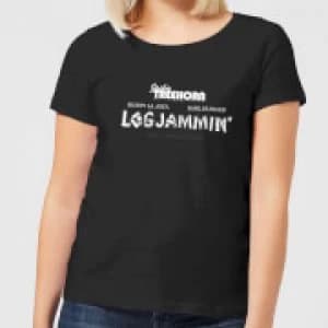 The Big Lebowski Logjammin Womens T-Shirt - Black