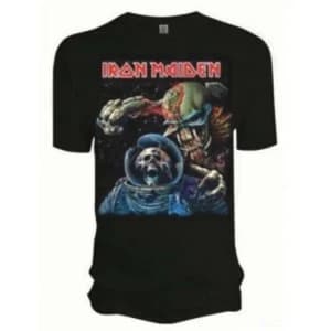 Iron Maiden Final Frontier Album Mens T Shirt: Large