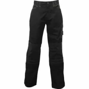 Regatta Mens Holster Workwear Trousers (Short, Regular And Long) (28 Long) (Black)