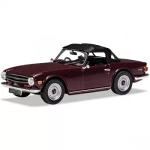 Corgi Triumph TR6 Damson Diecast Model