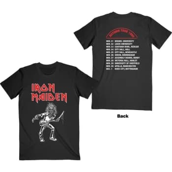 Iron Maiden - Autumn Tour 1980 Unisex Small T-Shirt - Black