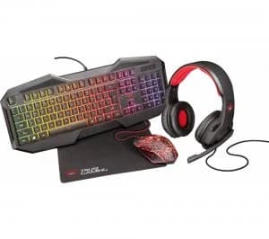 TRUST GXT 788RW 4-in-1 Gaming Bundle Black