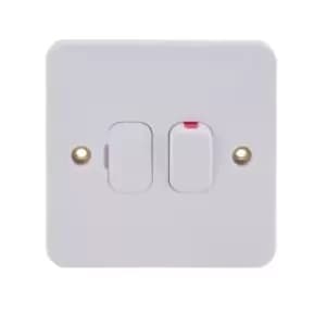 Schneider Lisse 13a Double-pole Switched Fcu With LED Indicator - GGBL5011