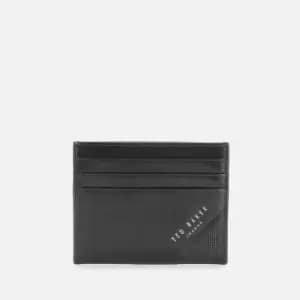Ted Baker Mens Rifle Embossed Corner Cardholder - Black