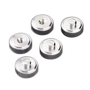 Hama Tripod Conversion Screws, (A) 3/8" (9.5 mm) > (B) 1/4" (6.4 mm)