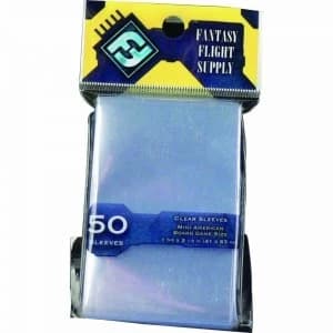 Fantasy Flight Supply Mini US Board Game 50 Sleeves Yellow - 10 Packs