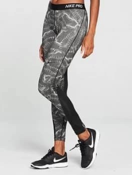 Nike Training Chain Feather Tight Print Size L Women