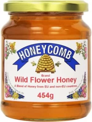 Honeycomb Wild Flower Clear Honey 454g