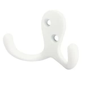 BQ White Zinc Alloy Hat Coat Hook