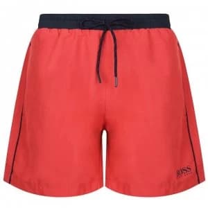 Hugo Boss Starfish Swim Shorts Red/Navy Size L Men