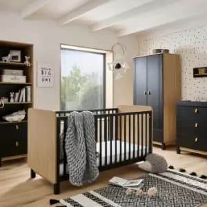 CuddleCo Rafi 5 Piece Nursery Furniture Set Black