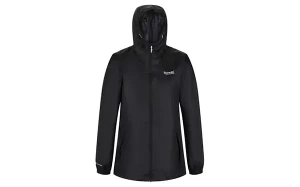 Regatta Womens/Ladies Pack It Jacket III Waterproof Durable Jacket UK Size 20 - Chest 45' (114cm) BLACK RWW305-800-20