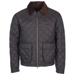 Barbour Mens Dom Quilted Jacket Navy Medium
