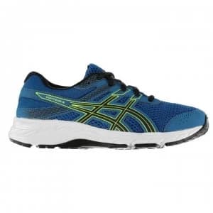 Asics Gel Contend 6 Junior Boys Trainers - Blue/Black