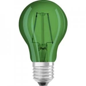 OSRAM 4058075816022 LED (monochrome) EEC A+ (A++ - E) E27 Arbitrary 2.5 W = 15 W Green (Ø x L) 55mm x 105mm Filament