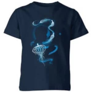 Fantastic Beasts Newt Silhouette Kids T-Shirt - Navy - 11-12 Years