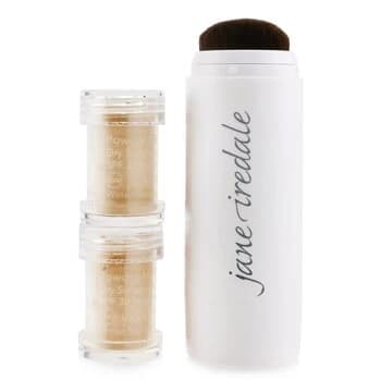 Jane IredalePowder Me Refillable Brush (1x Brush, 2x Refills) - Tanned 2x2.5g/0.09oz