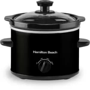 The Mighty Mini' 1.8L Black Slow Cooker - Hamilton Beach