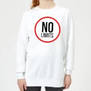 No Limits Womens Sweatshirt - White - 3XL