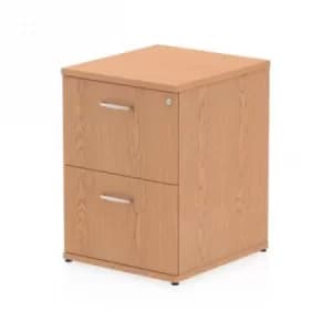 Trexus 2 Drawer Filing Cabinet 500x600x800mm Oak Ref I000780