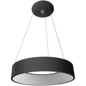 Italux Mattia - Modern LED Hanging Pendant Black, Warm White 3000K 1760lm