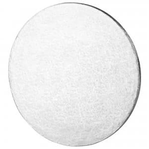 Tala 10" Round Cake Board Silver Foil