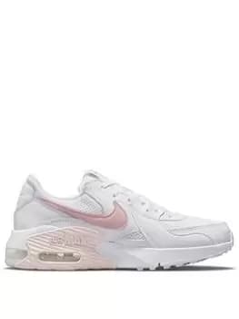 Nike Air Max Excee - White/Pink, Size 6, Women