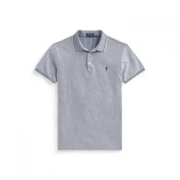 Polo Ralph Lauren Mesh Tipped Polo Shirt - Fresco Blue H