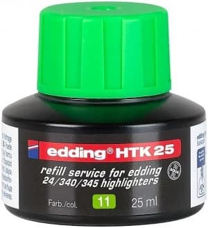 edding HTK 25 Refill for Highlighter Green 25ml